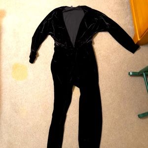 American Apparel Velvet Jumpsuit